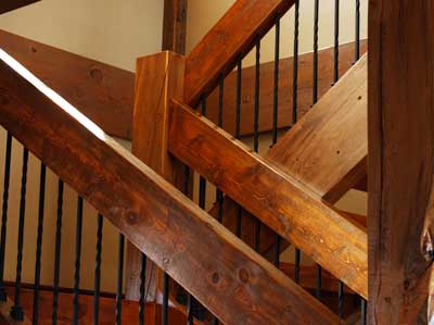 Custom designed staircase
